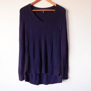 LAST DAY Banana Republic Navy Blue Long Sleeve Top L